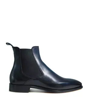 Bottines FIRENZE Bleu Nuit Full Coverage Elastic Collar