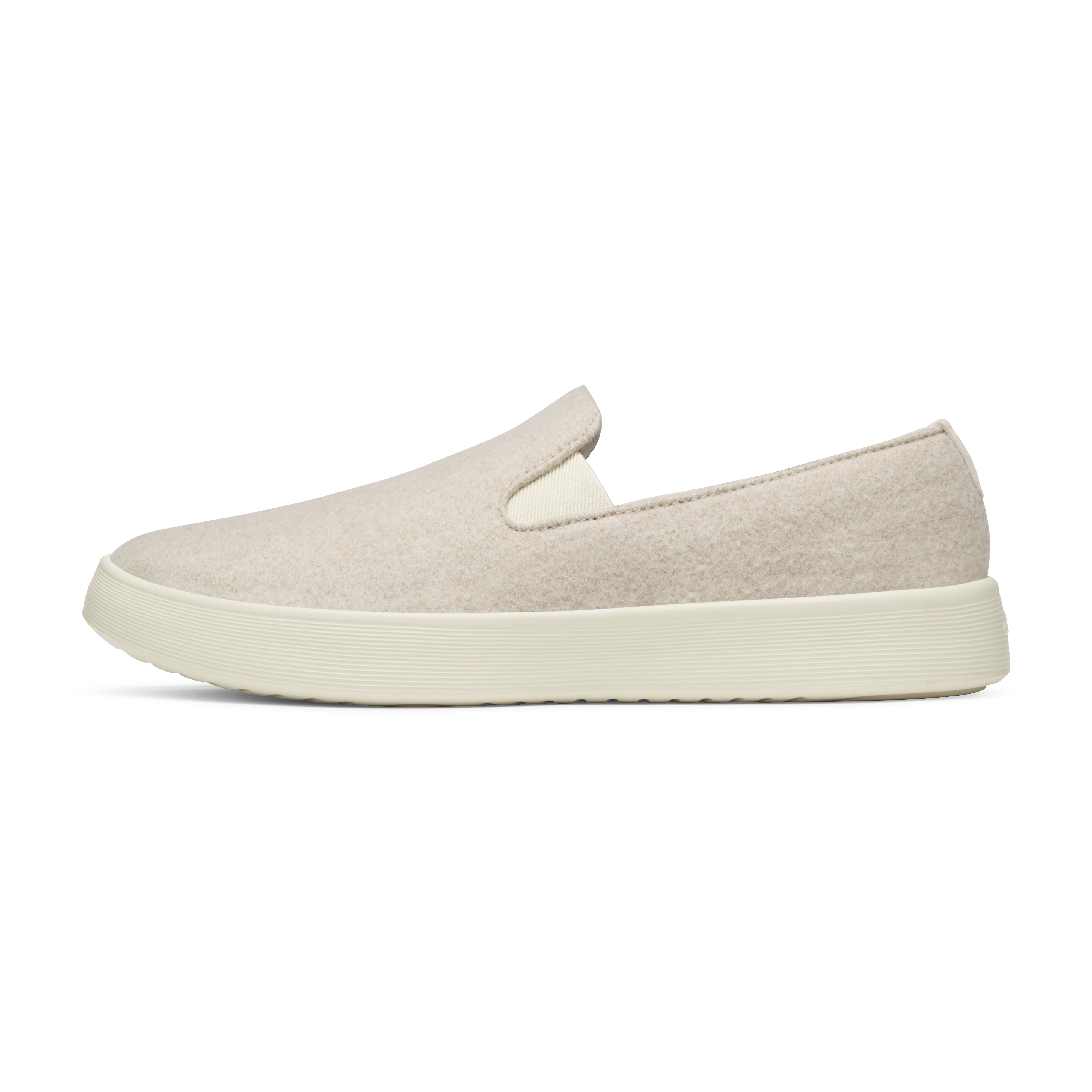 Women's Wool Cruiser Slip On - Rugged Beige (Stony Cream Sole) Breathable