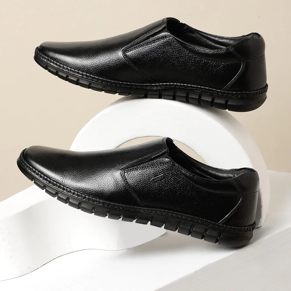 Marriage Pair Fortune (Black) Casual Formal Slip on Shoes For Men BRL-11 By Liberty