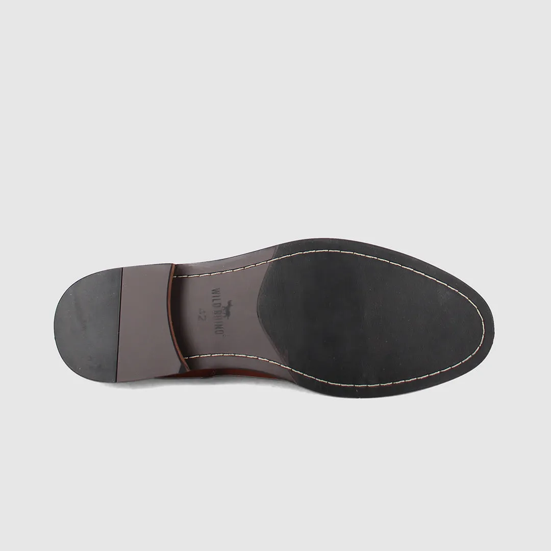 Fashion Forward Plymouth Chelsea Boots Cognac Pull Tab