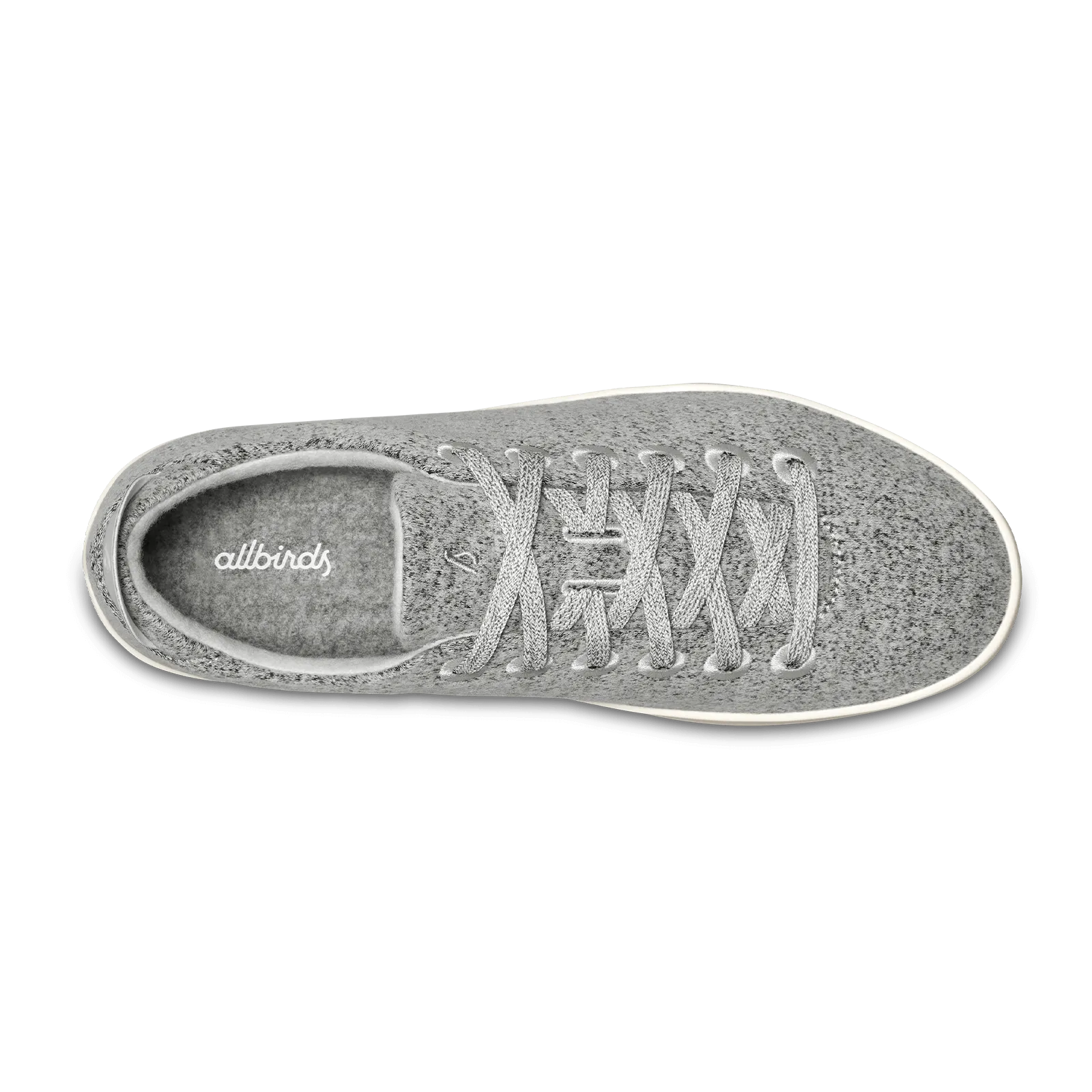 Breathable Perforated Panels Lace Up Closure Mechanism Women's Wool Piper - Dapple Grey (White Sole)