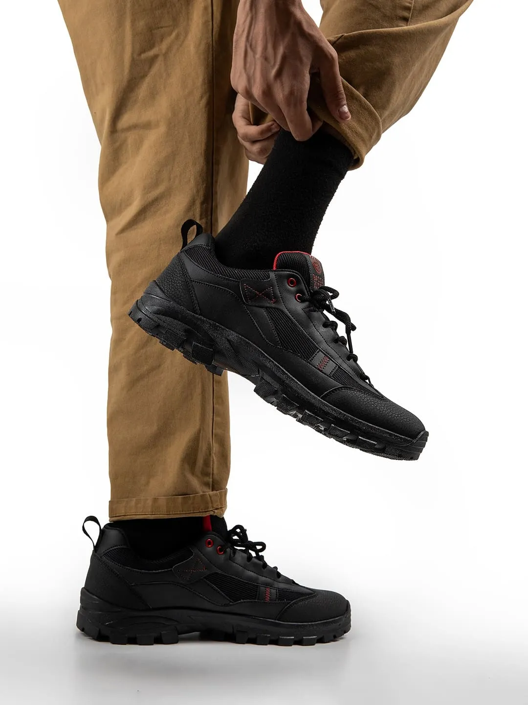 Secure fit Hill Tough Bacca Bucci FOREST Low-Top Hiking Boots for Men