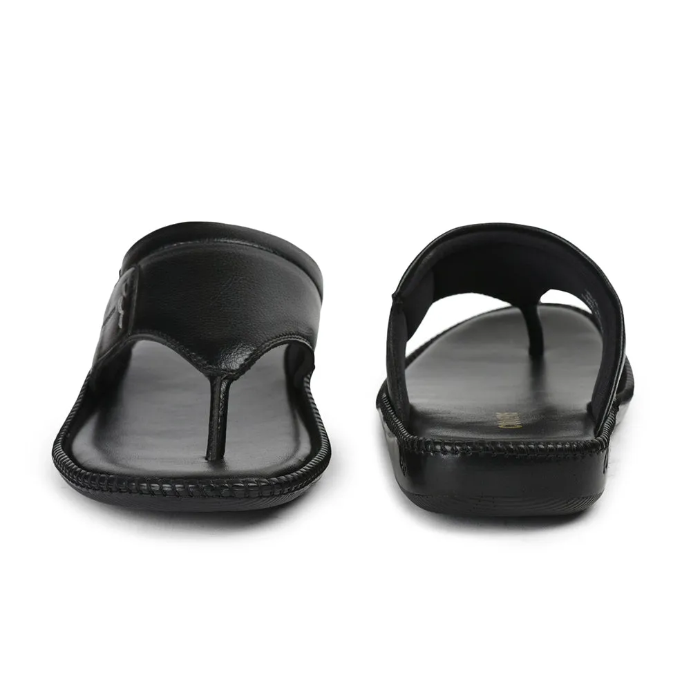 Supportive Core Active People Sweat Resistant Indoor Fitness Coolers By Liberty Men VCL-26 Black Casual Slipper