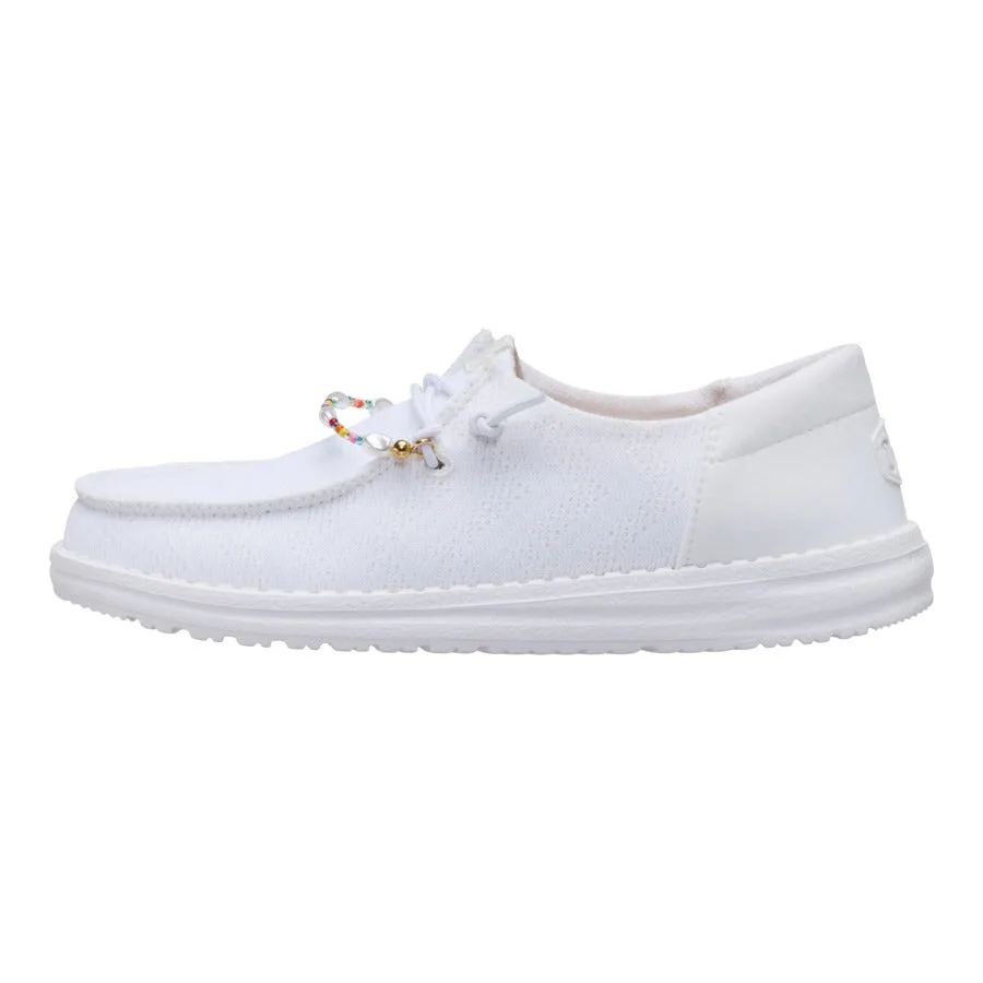 Flexible Fit Cactus Cool Wendy Funk Mesh Shoelry - White