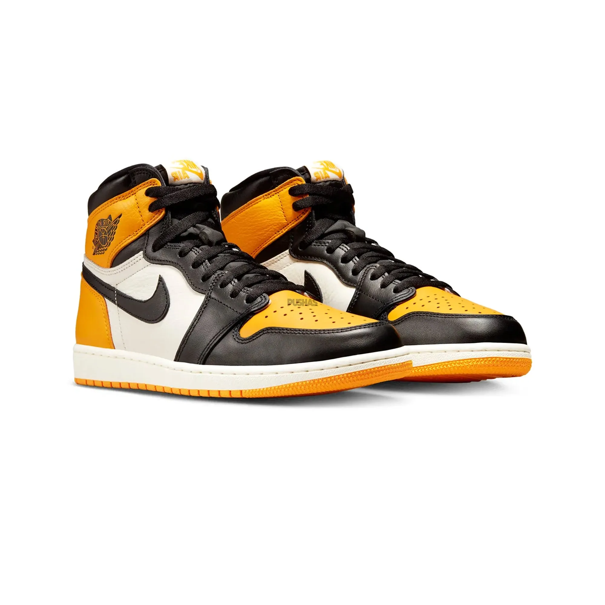 Air Jordan 1 Retro High OG 'Yellow Toe' GS (2022) Night Glow Business Mode