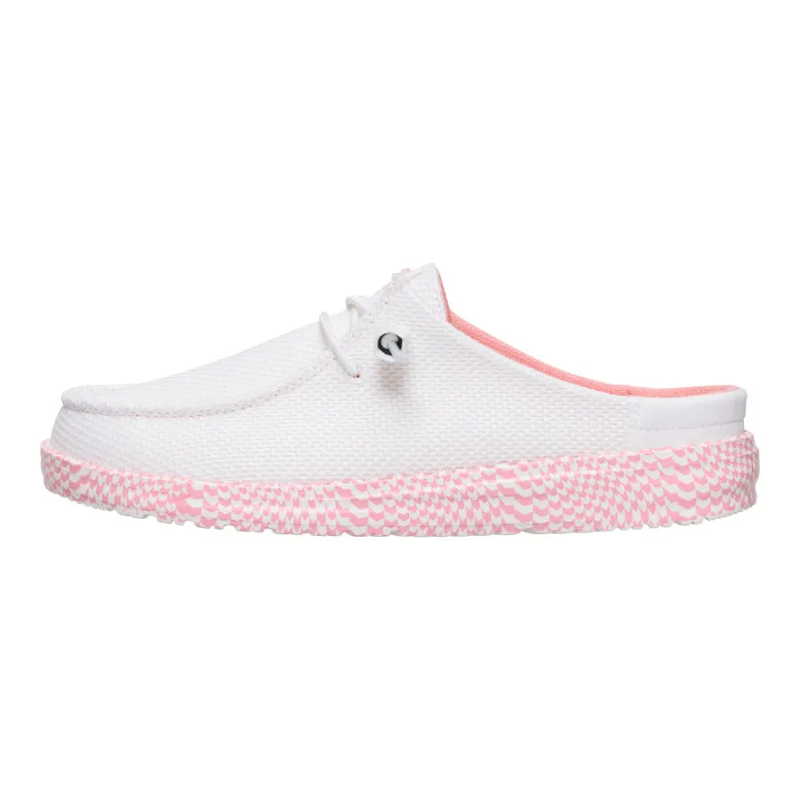 Seamless Fit Running Errands Flexible Fit Frequent Travelers Wendy Slip Warped Geo - White/Pink Lemonade