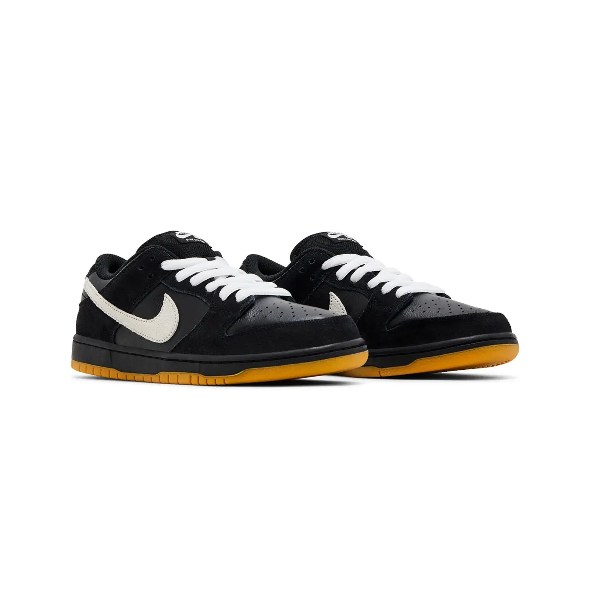 Nike Dunk Low Pro SB 'Black White Gum' (2025) Durable Fabric Light Core