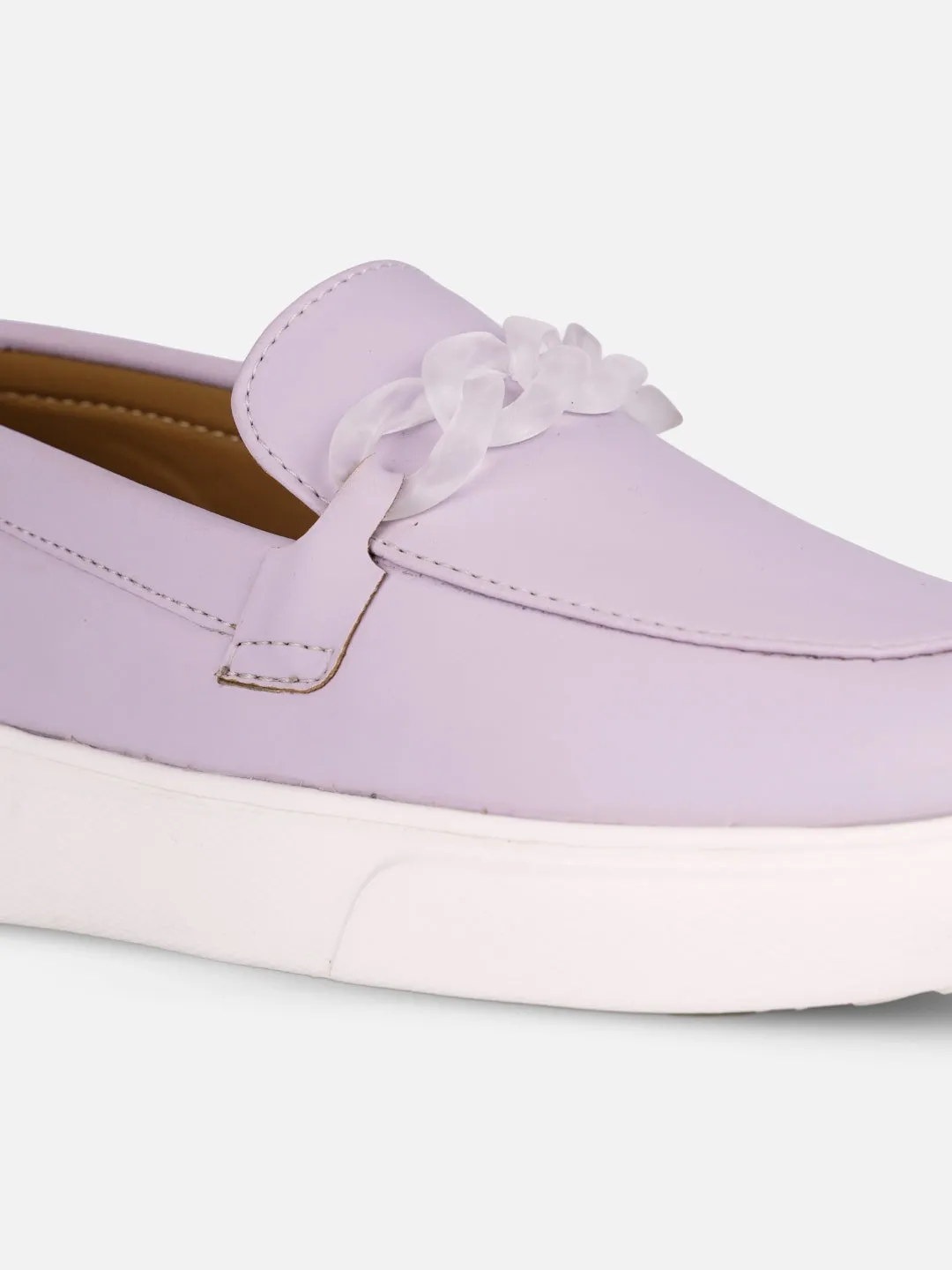 Women's Lavender Casual Slip On (IU1019) Active feel Minimal Detail