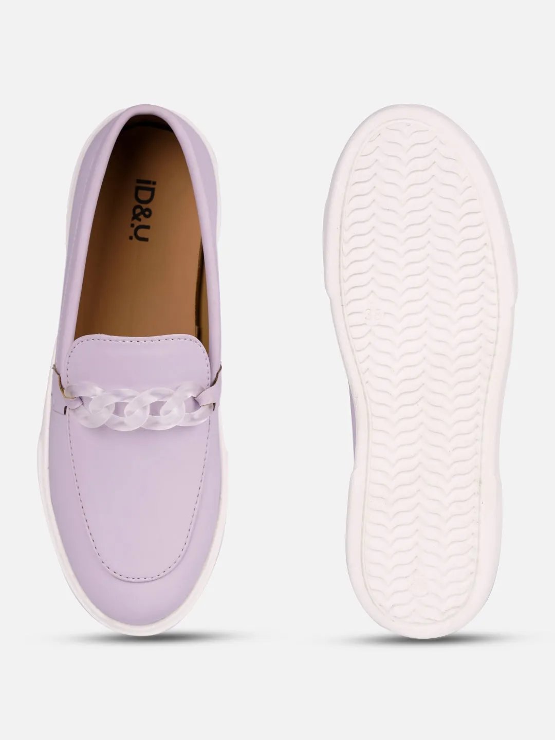 Ankle Style Women's Lavender Casual Slip On (IU1019)