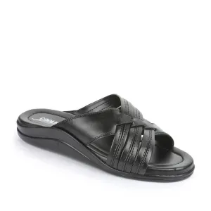 Play Mode Coolers Casual (Black) Slippers For Men TAYLOR By Liberty