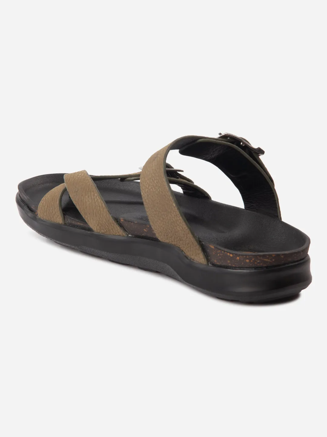 Gym Life Men's Olive Strap Sandals (ID4270)