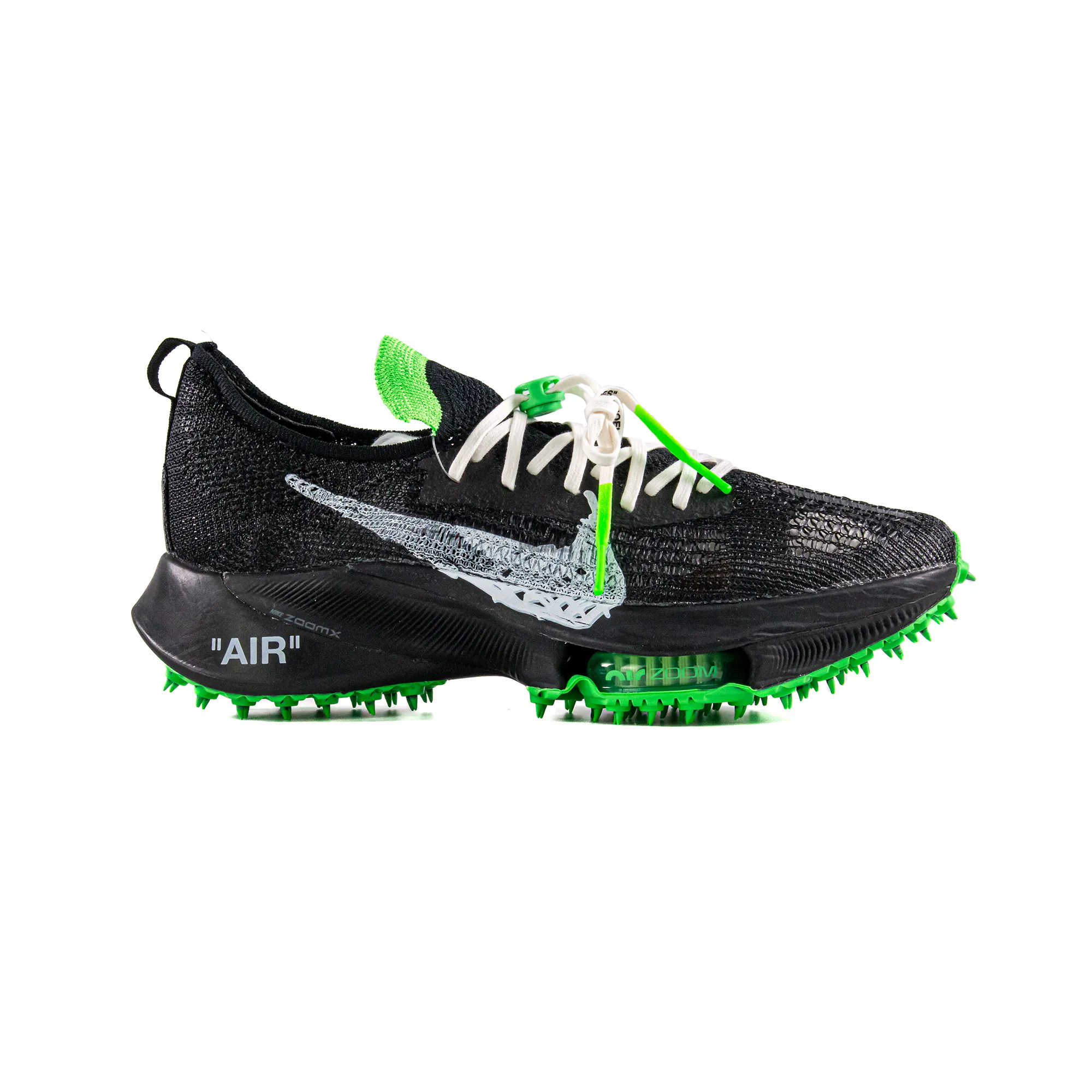 Wind Block Nike Air Zoom Tempo Next% Flyknit 'Off-White Black Scream Green' (2021)