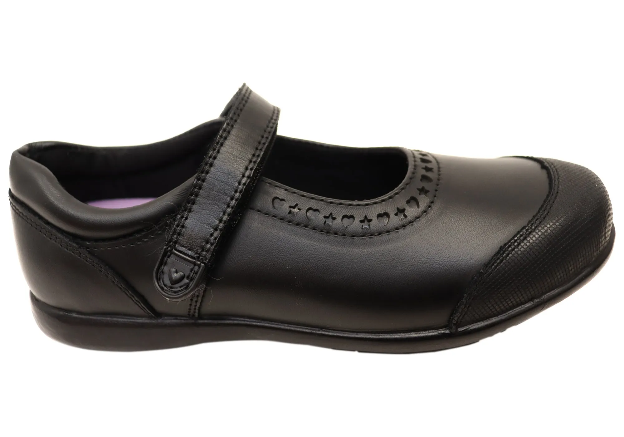 Koala By Grosby Kelly Kids Leather Comfortable Mary Jane School Shoes Soccer - themed kids' shoes Breathable fabric