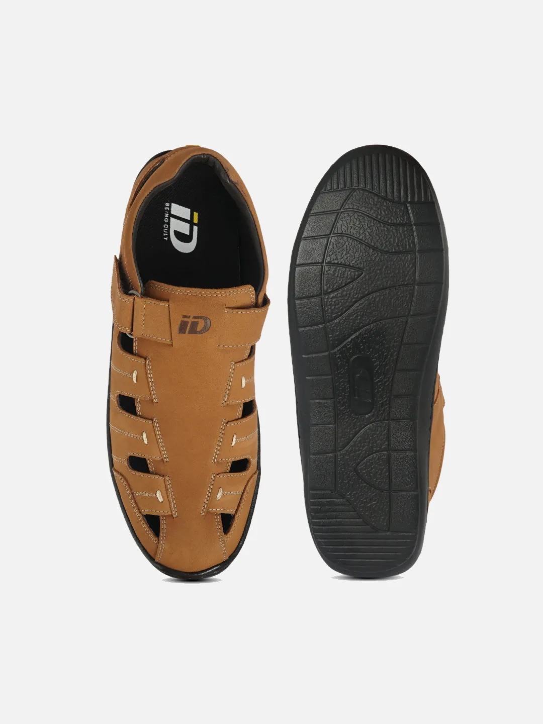 Flexible Fit Men's Tan Huarache Sandal (ID4071)