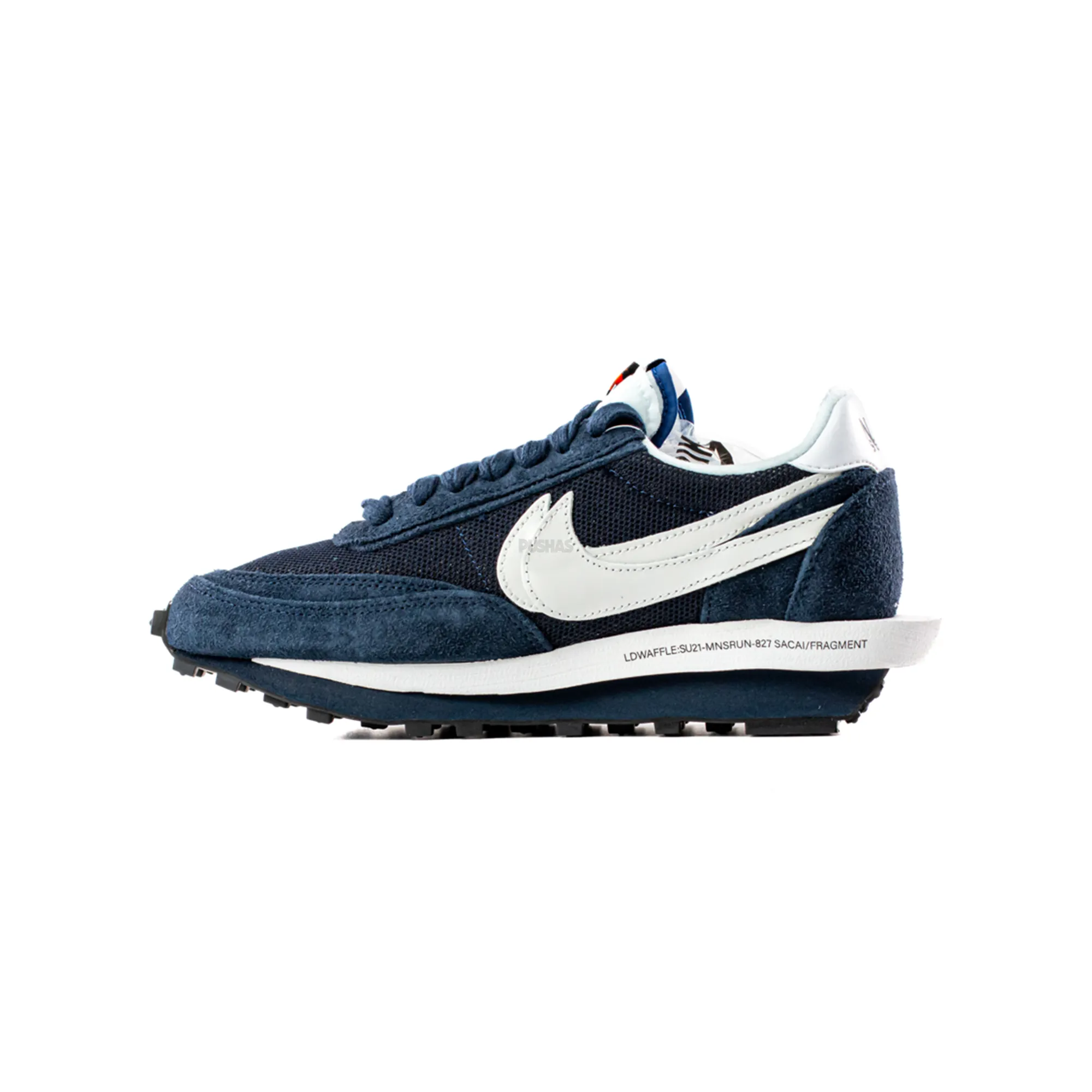 Silver Shine Nike LD Waffle SF 'sacai Fragment Blue Void' (2021)