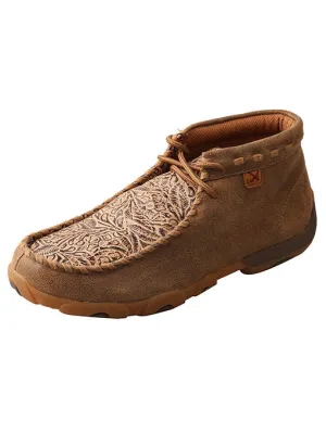 Twisted X Tooled Ladies' Driving Moc Modern Touch