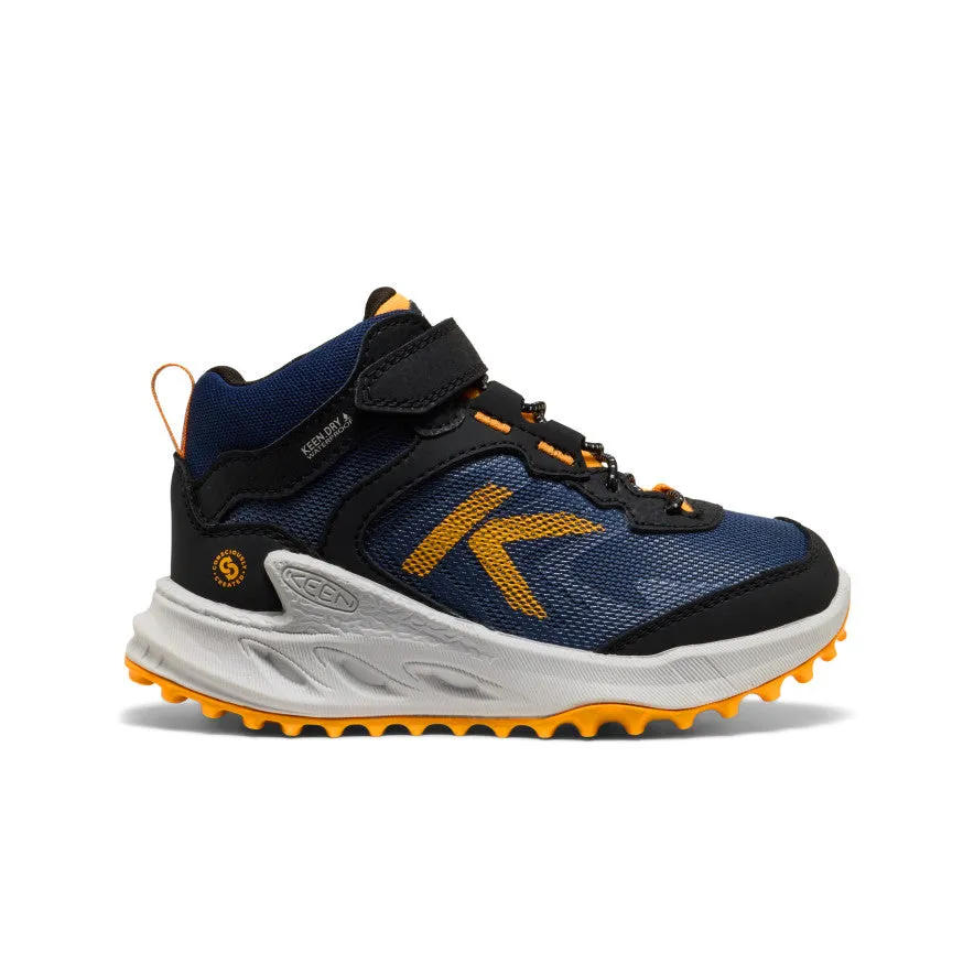 Snow Ride Free Soul Little Kids' Zionic Waterproof Boot  |  Naval Academy/Bright Marigold