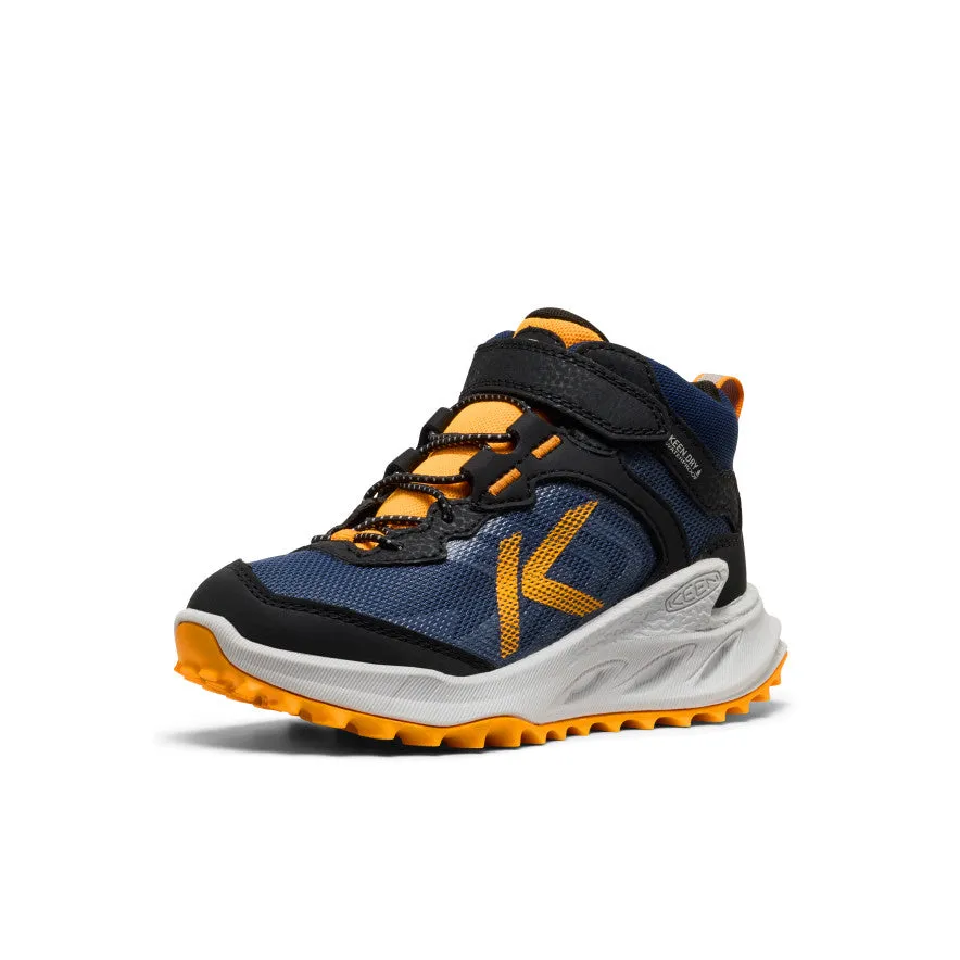 Cool kids' gear Fancy kids' clothing Little Kids' Zionic Waterproof Boot  |  Naval Academy/Bright Marigold