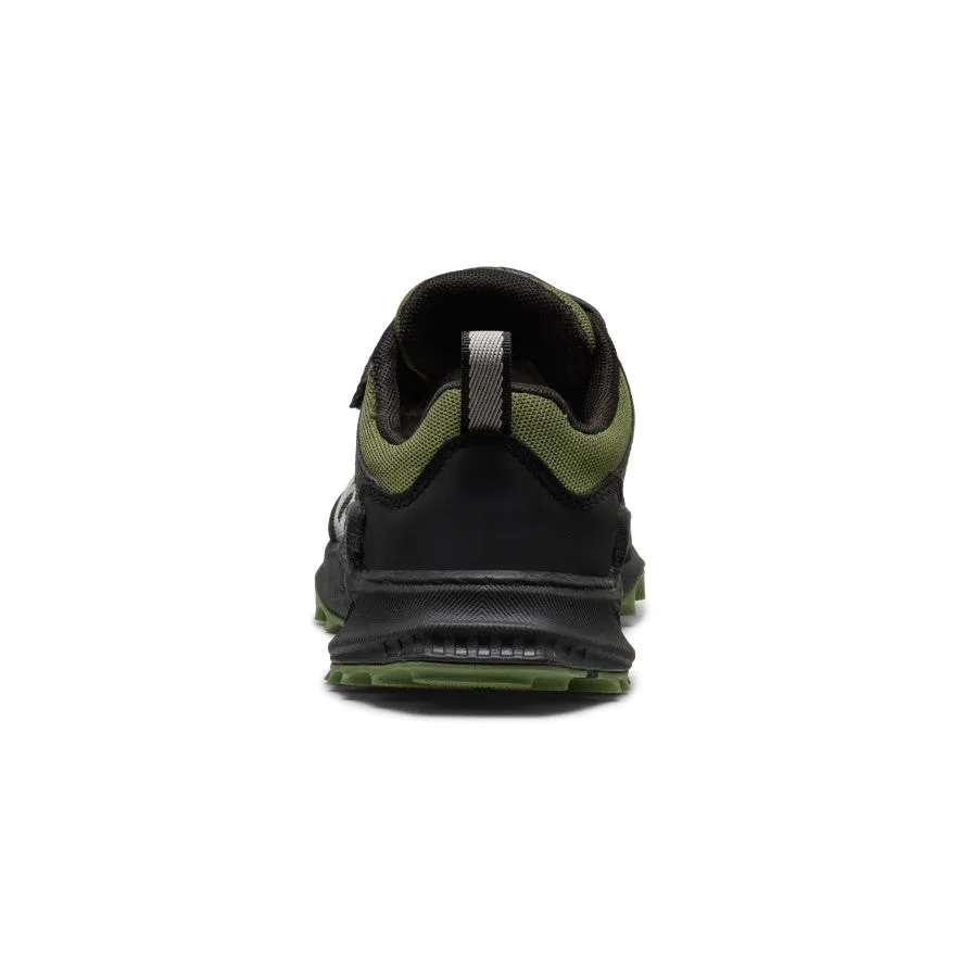 Little Kids' Zionic Waterproof Shoe  |  Black/Bronze Green Durable Build Trail Running Morning Walk