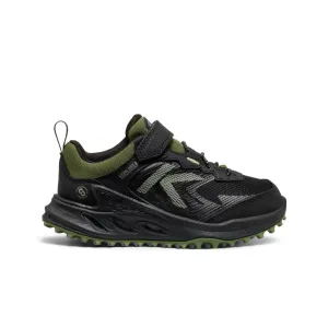 Little Kids' Zionic Waterproof Shoe  |  Black/Bronze Green Kids' sneakers