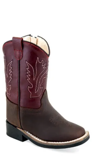 Padded Tongue Washable kids' products Old West Brown Children's Boot