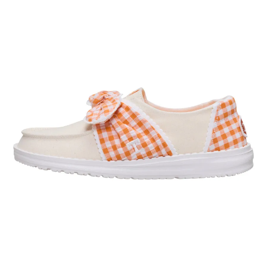 Toe Guard Festival Vibe Wendy Bow Tennessee Vols - White/Orangesicle