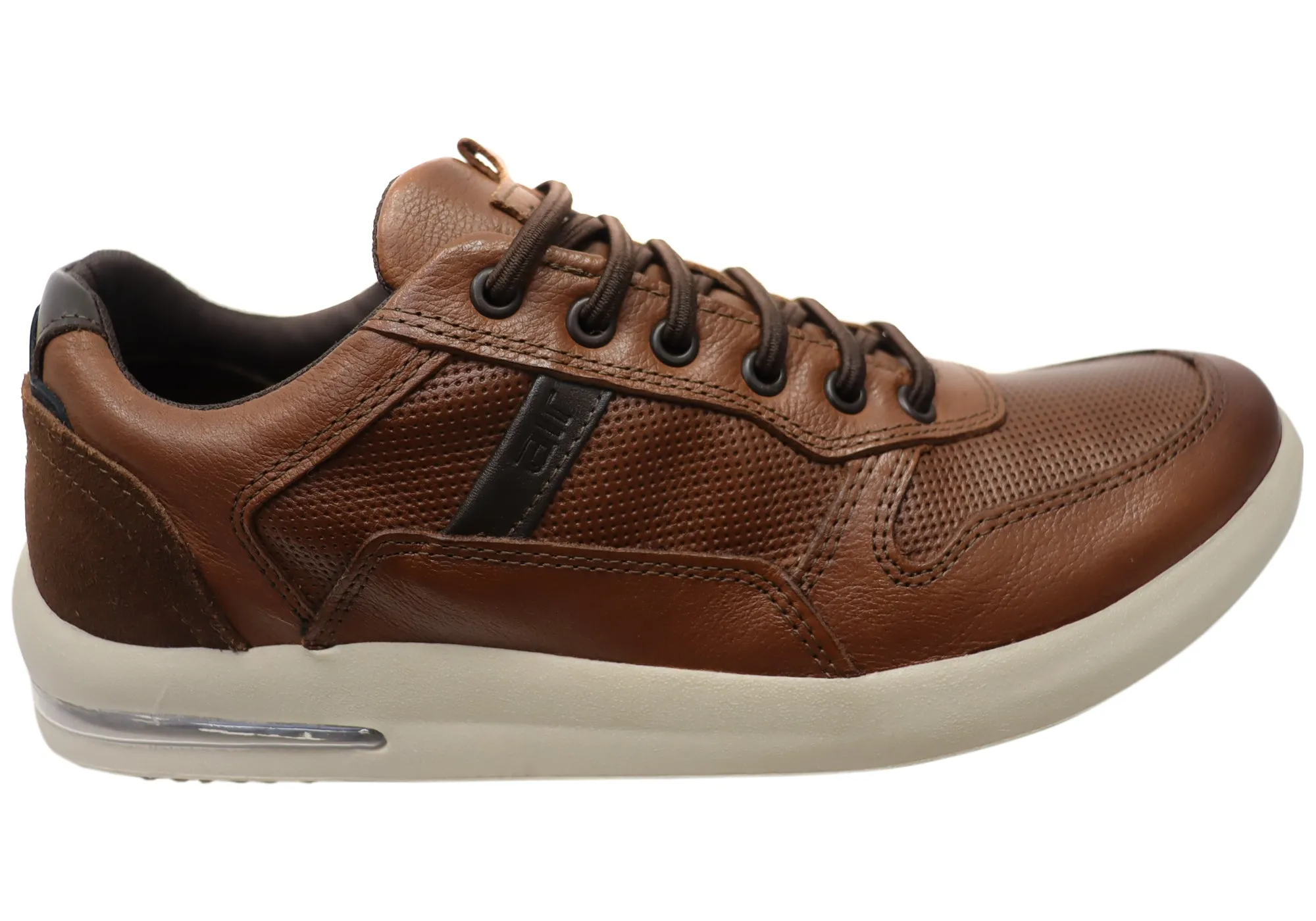 Smooth ride Ferricelli Norman Mens Brazilian Comfort Leather Slip On Casual Shoes