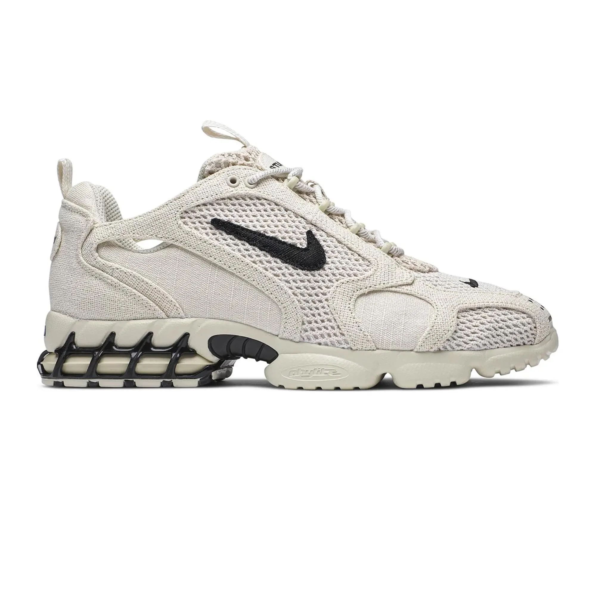 Elastic Air Zoom Spiridon Cage 2 x Stussy 'Fossil'