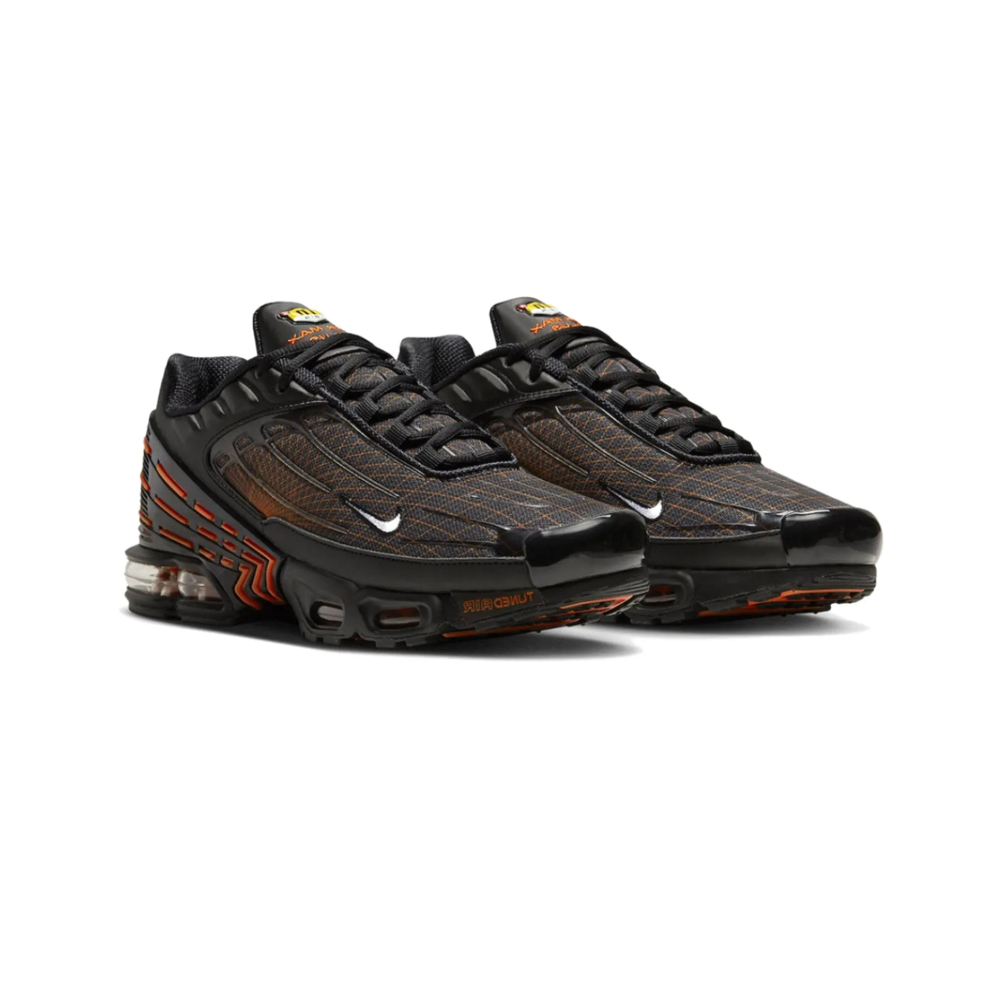 Flexible Sole Nike Air Max Plus 3 'Black Orange Spirograph' (2022)