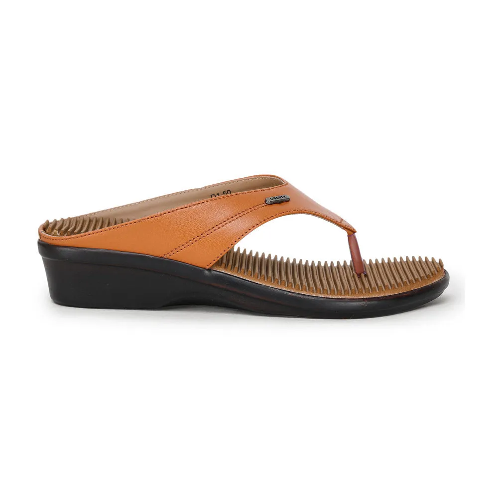 Low Arch Senorita Casual (Tan) Slipper For Women D1-50 By Liberty