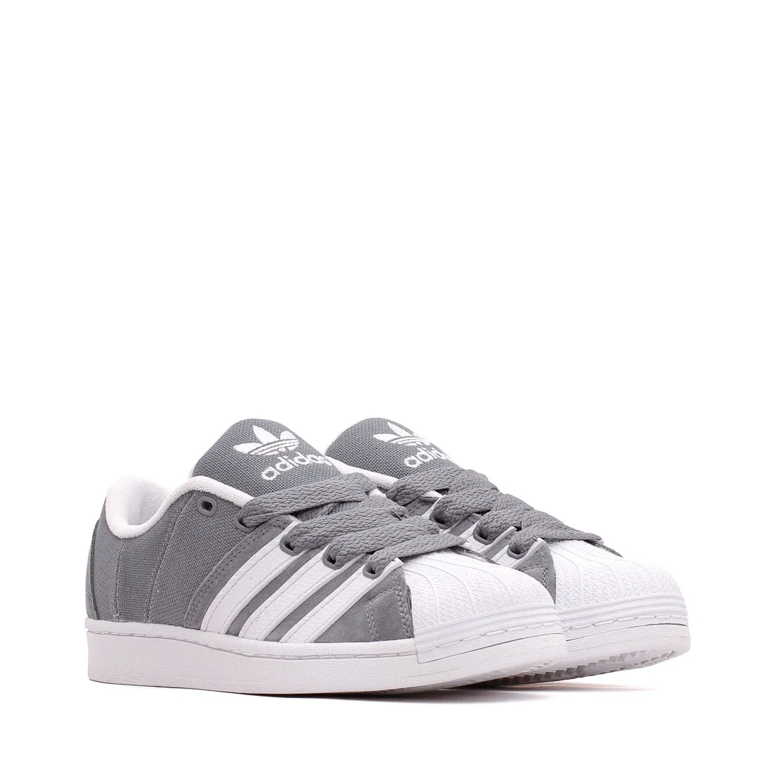 Shiny Tone Adidas Originals Men Superstar Modified Grey H03740