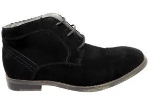 Cool kids' gear Boys' specific shoes Julius Marlow Bolder Kids Boys Lace Up Suede Leather Boots