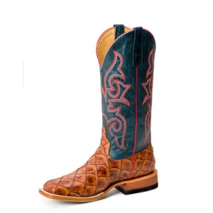 Macie Bean Cognac Fish Print Ladies' Boot Deep Tread
