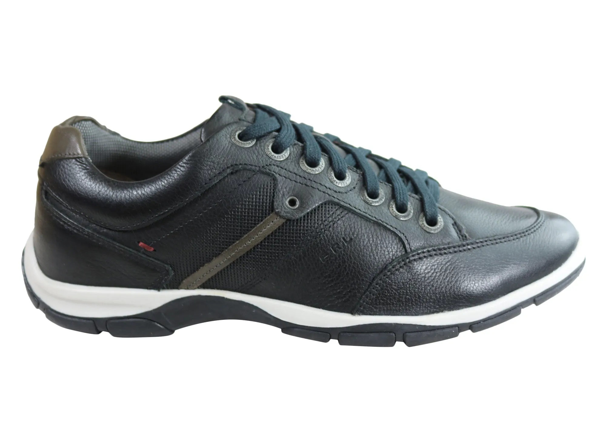 Ferricelli Ralph Mens Leather Lace Up Casual Shoes Made In Brazil Fresh Daily