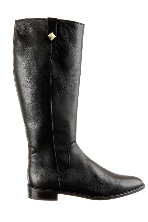 Middle-Aged Man Protective Finish Windy Weather Don Gold Dot Black