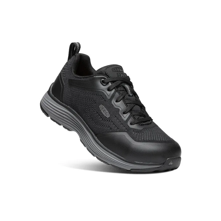 Women's Sparta 2 ESD (Aluminum Toe)  |  Steel Grey/Black Easy Sandal Simple Comfort Walk