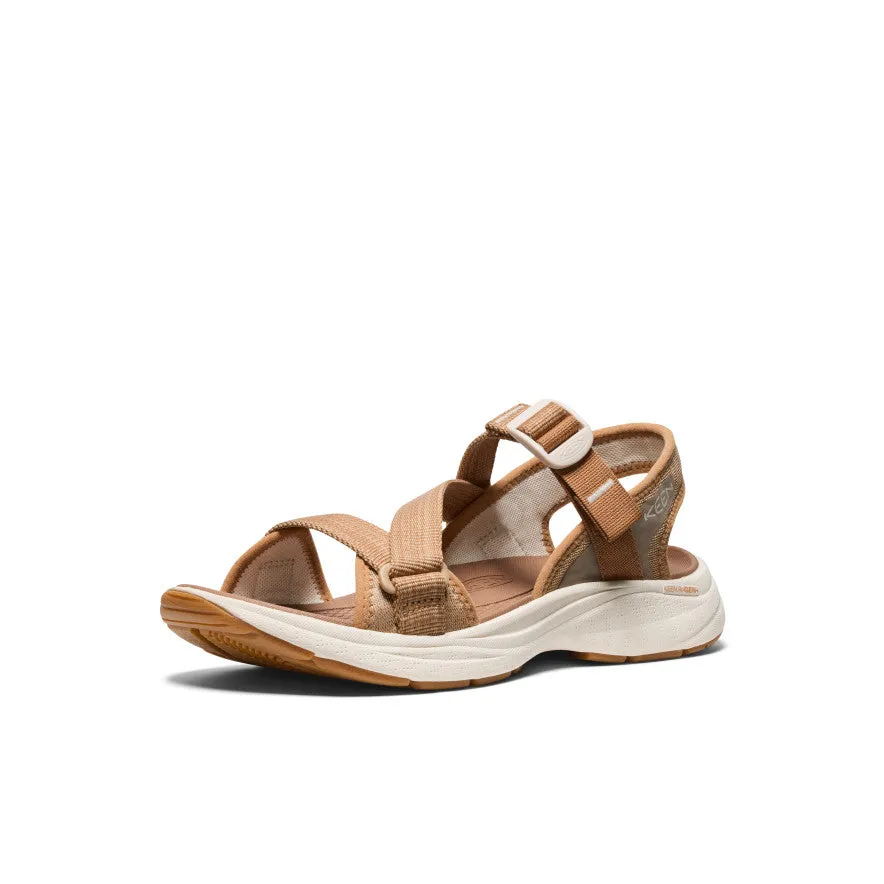 Women's Leiki Open-Toe Sandal  |  Chipmunk/Birch Breathable knit Sneaker Comfort