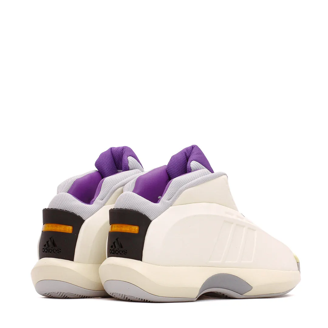 Adidas Basketball Men Crazy 1 Ivory Collegiate Purple IG3735 Soft Land Durable Build Airport Travel