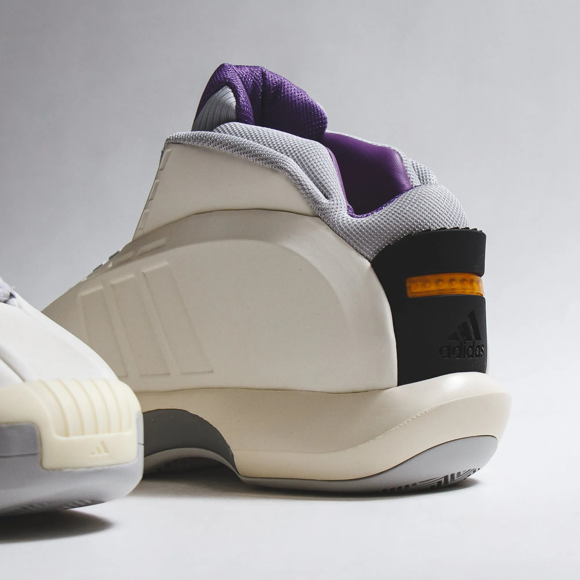 Adidas Basketball Men Crazy 1 Ivory Collegiate Purple IG3735 Cushioned Insole