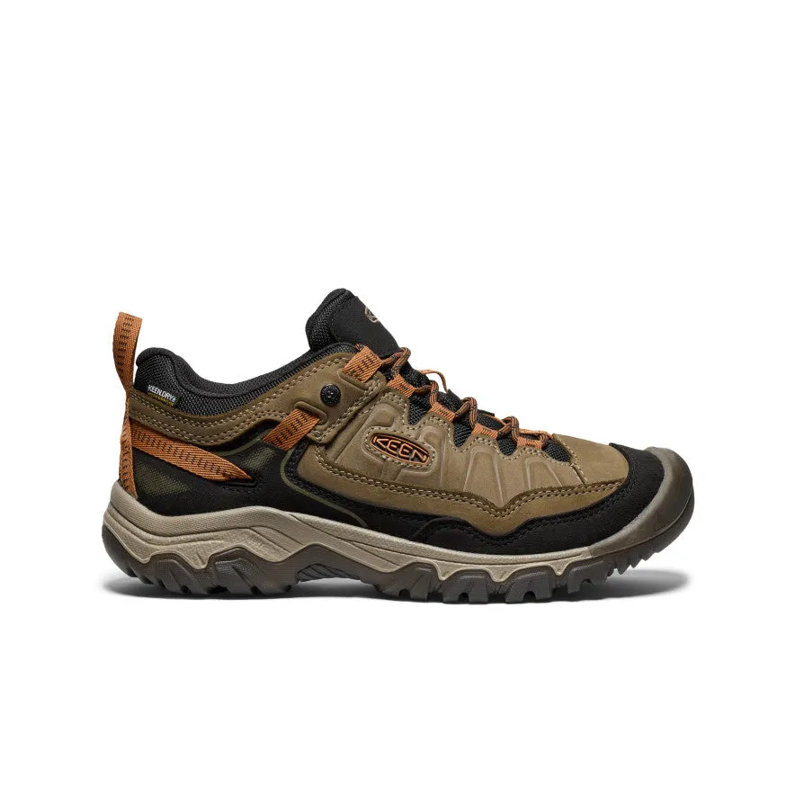 Men's Targhee IV Waterproof Hiking Shoe  |  Sea Turtle/Roasted Pecan Instant Sandal Step Quick Relaxation
