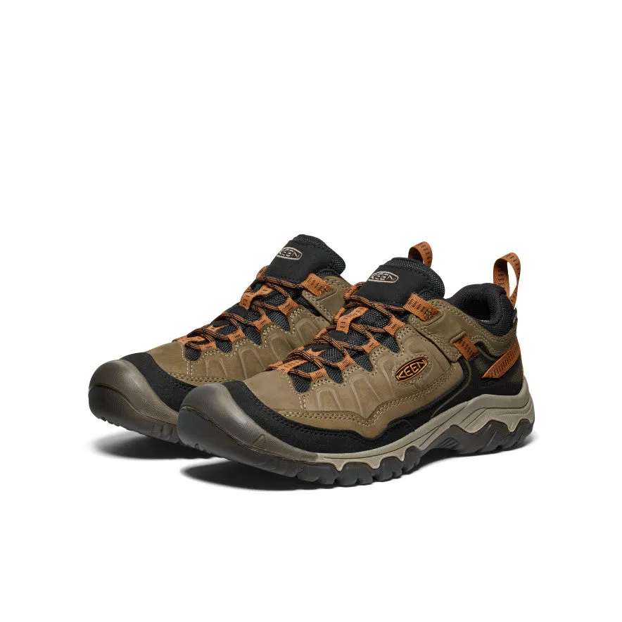 Mesh Cool Quick Drying Airport Travel Men's Targhee IV Waterproof Hiking Shoe  |  Sea Turtle/Roasted Pecan