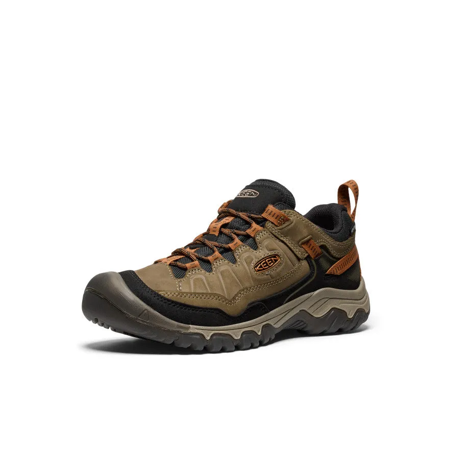 Men's Targhee IV Waterproof Hiking Shoe  |  Sea Turtle/Roasted Pecan RemovableInsole