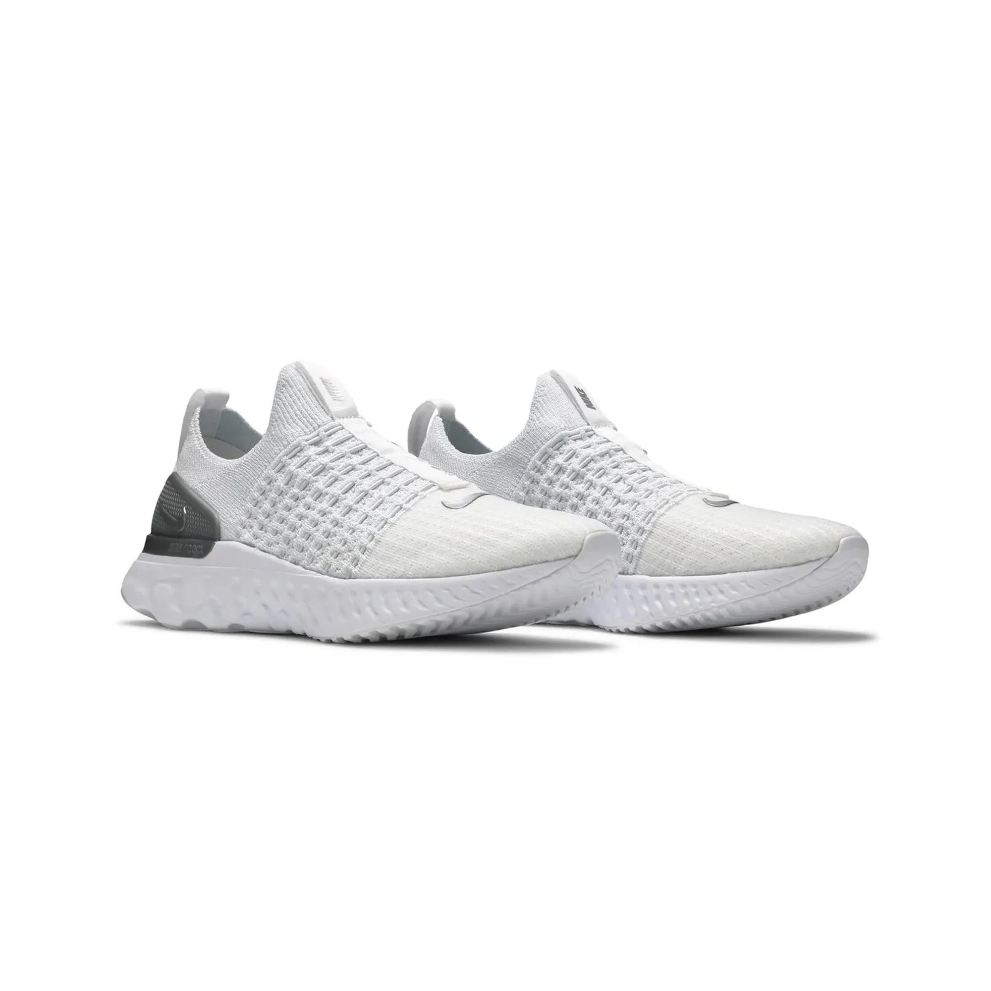 Anti Bacterial Nike React Phantom Run Flyknit 2 'White Pure Platinum' Women's (2020)