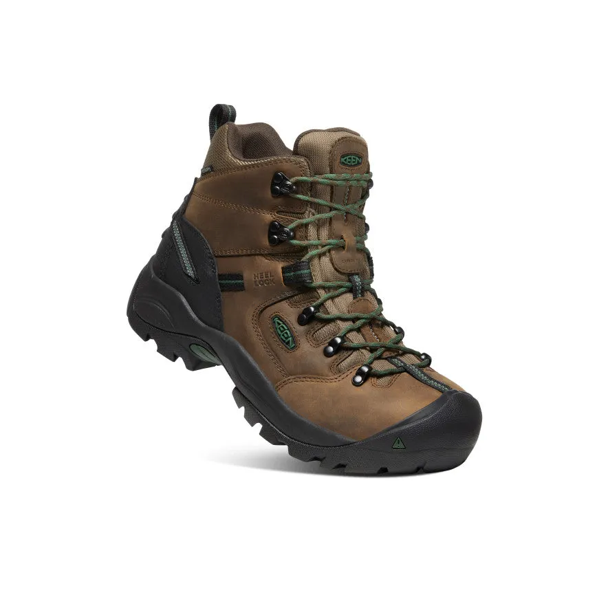 Comfortable For Walks Men's Pittsburgh Energy 6" Waterproof Boot (Carbon Toe)  |  Cascade Brown/Greener Pastures