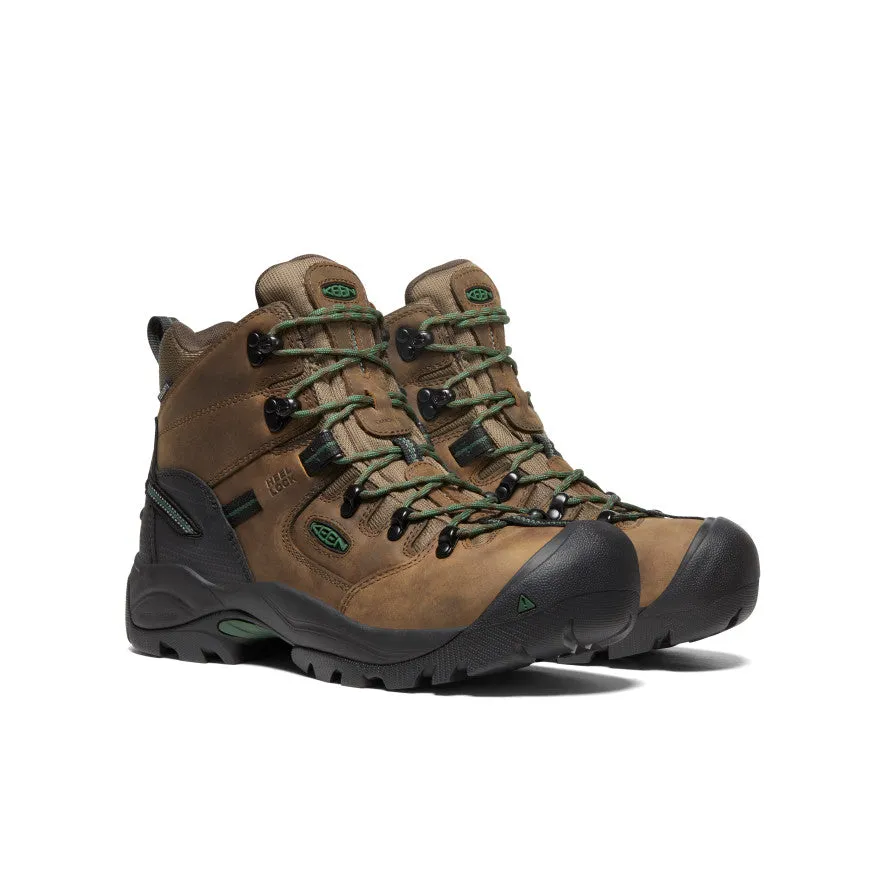 Relaxed Outdoor Men's Pittsburgh Energy 6" Waterproof Boot (Carbon Toe)  |  Cascade Brown/Greener Pastures