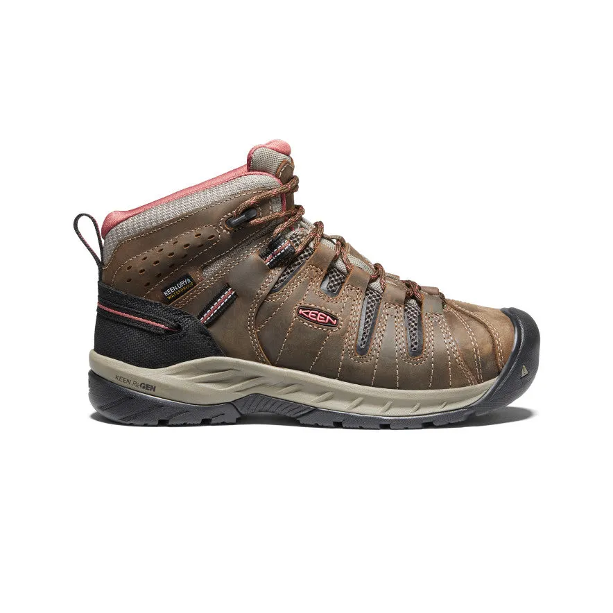 Women's Flint II Waterproof Boot (Soft Toe)  |  Cascade Brown/Brick Dust Beach Ready Classic Comfort