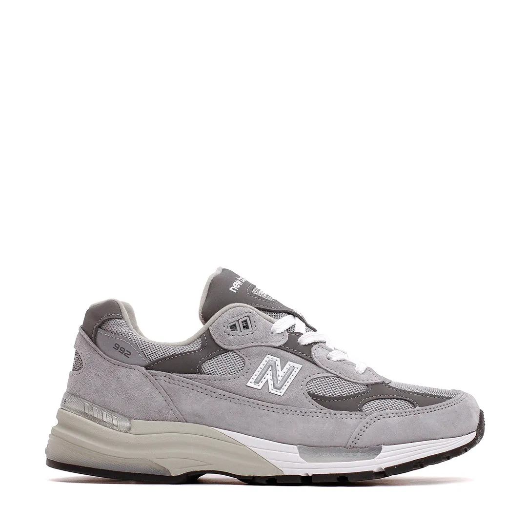 New Balance Unisex Made in USA 992 Grey U992GY Comfort collar Supportive Core Office Workers