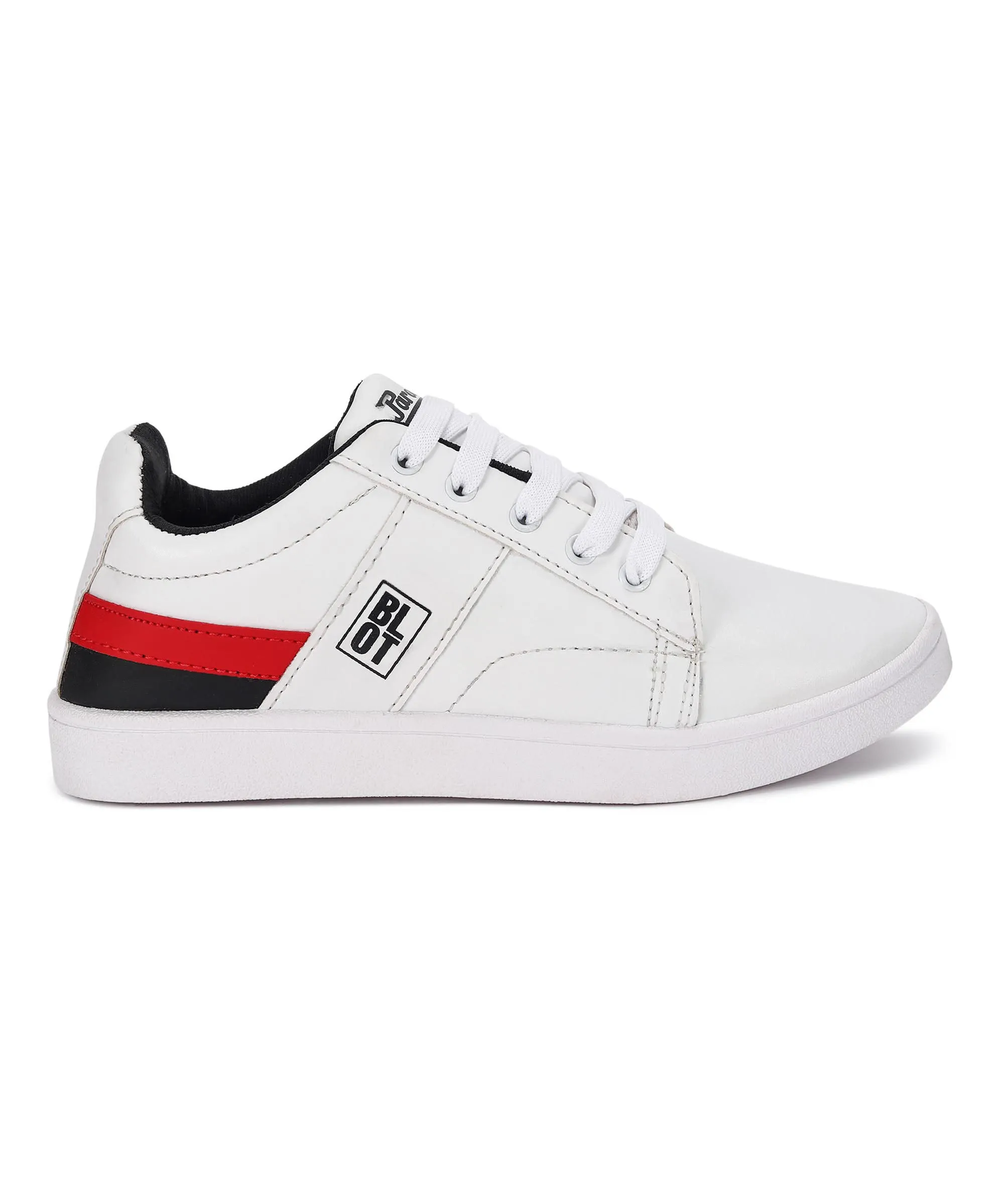 Fight Mode Paragon K1017G Men Casual Shoes | Stylish Walking Outdoor Shoes for Everyday Wear | Smart & Trendy Design  | Comfortable Cushioned Soles White