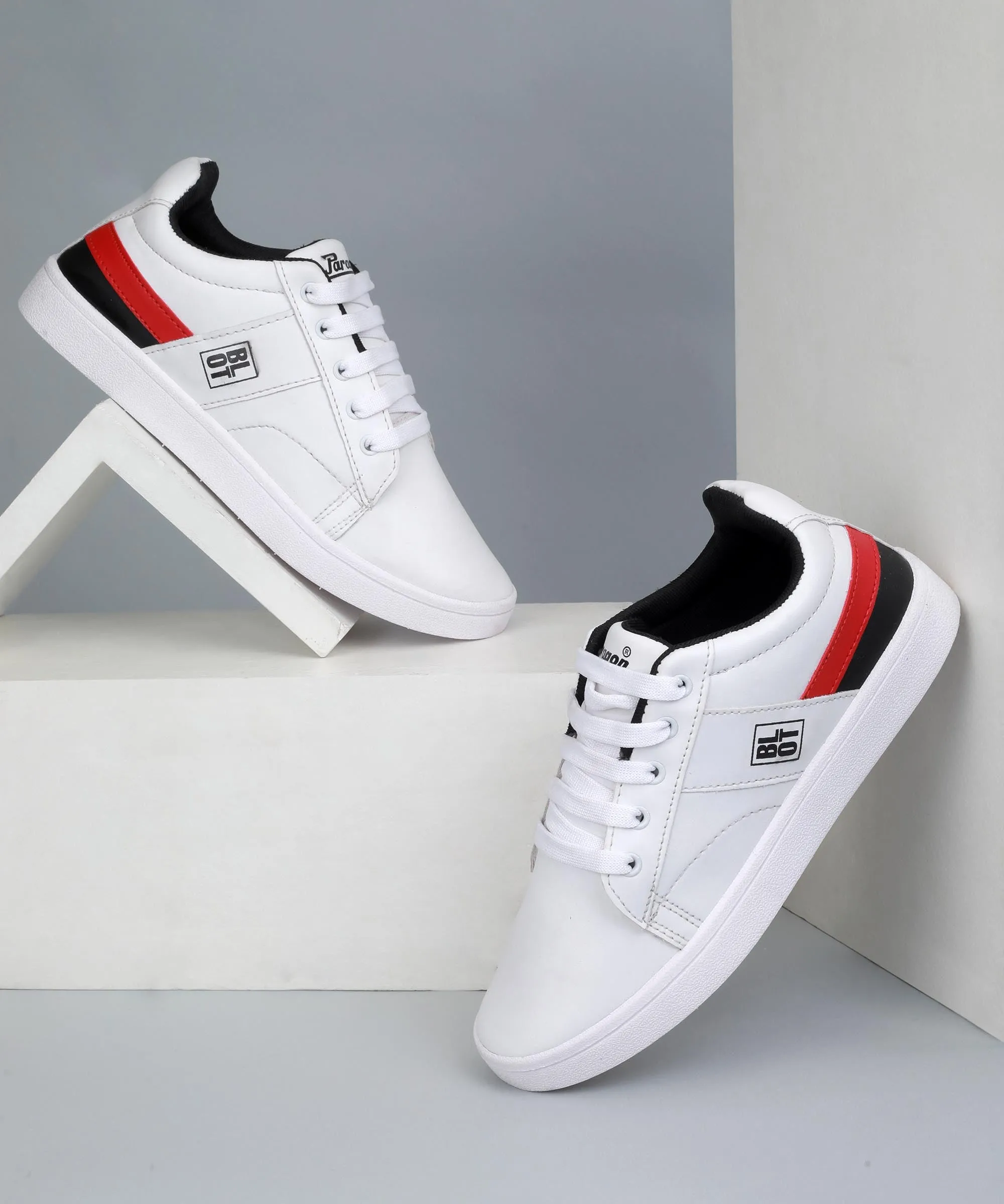Paragon K1017G Men Casual Shoes | Stylish Walking Outdoor Shoes for Everyday Wear | Smart & Trendy Design  | Comfortable Cushioned Soles White Casual Move