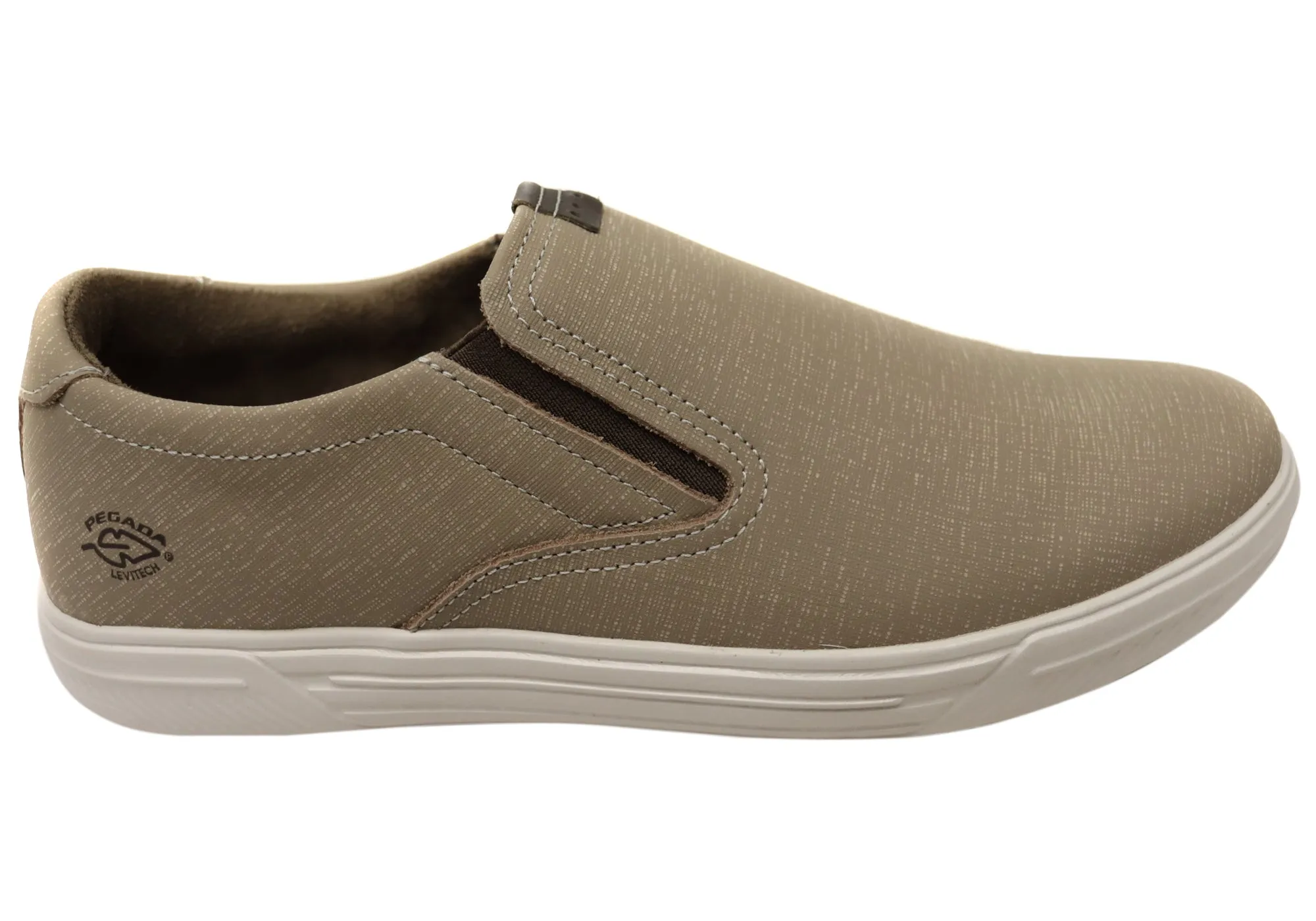 New York Travel Daily Pegada Strobe Mens Comfortable Brazilian Leather Slip On Casual Shoes